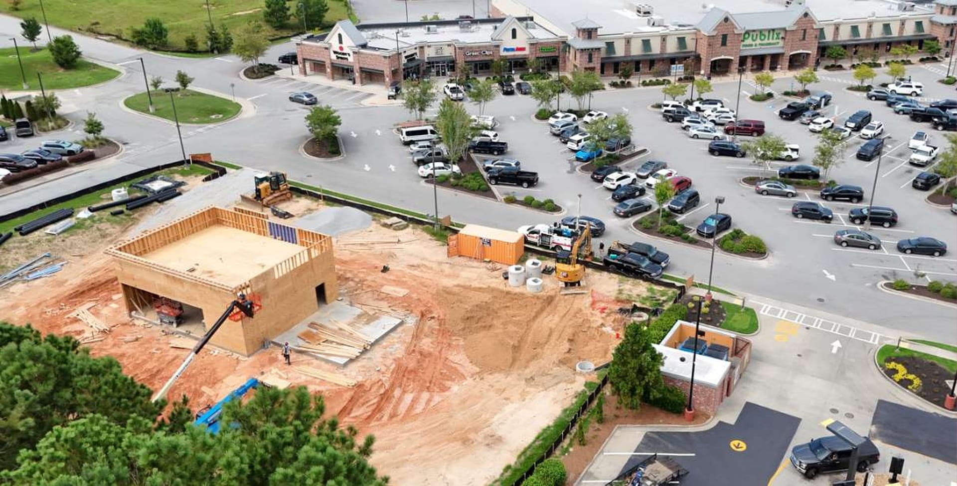 Commercial ground-up construction project